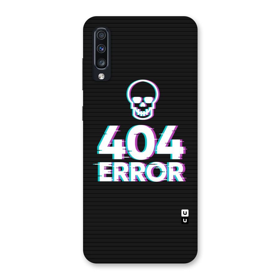 Error 404 Skull Back Case for Galaxy A70