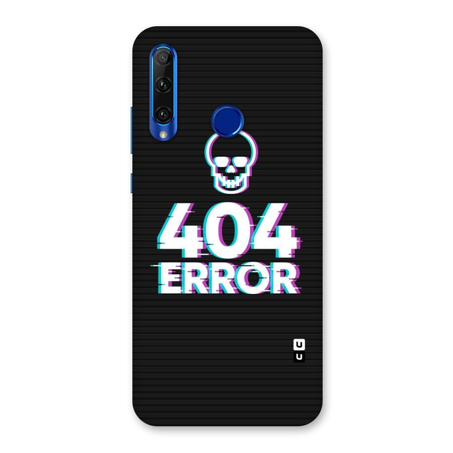 Error 404 Skull Back Case for Honor 20i