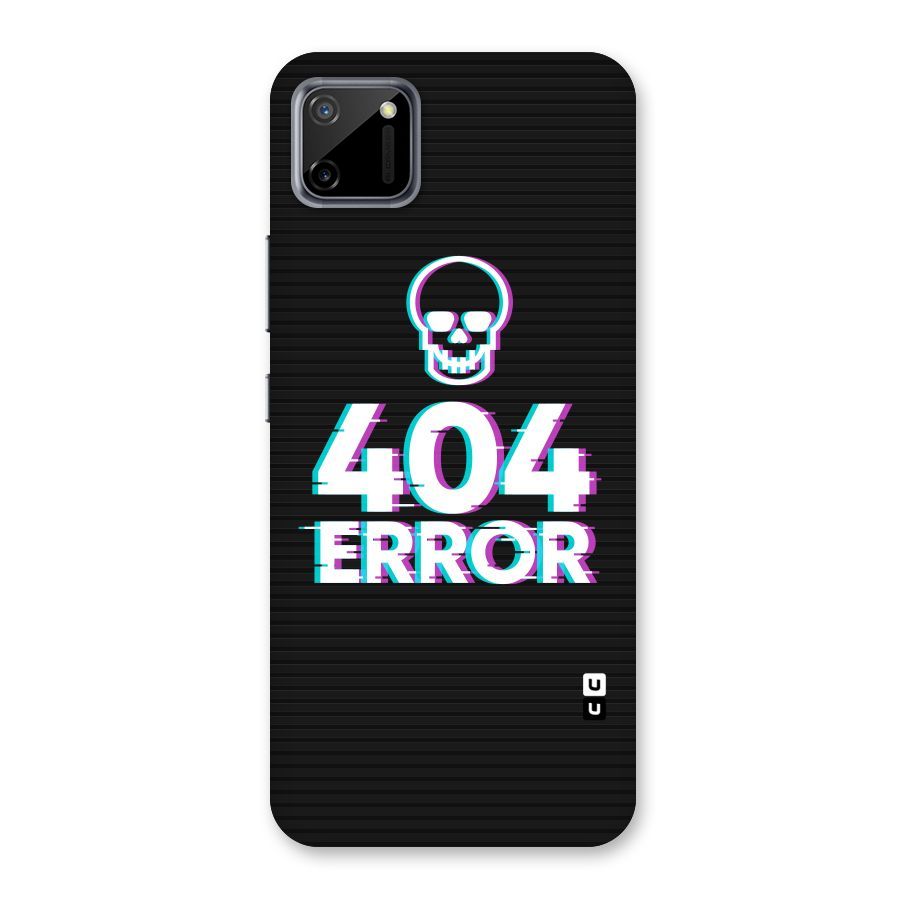 Error 404 Skull Back Case for Realme C11