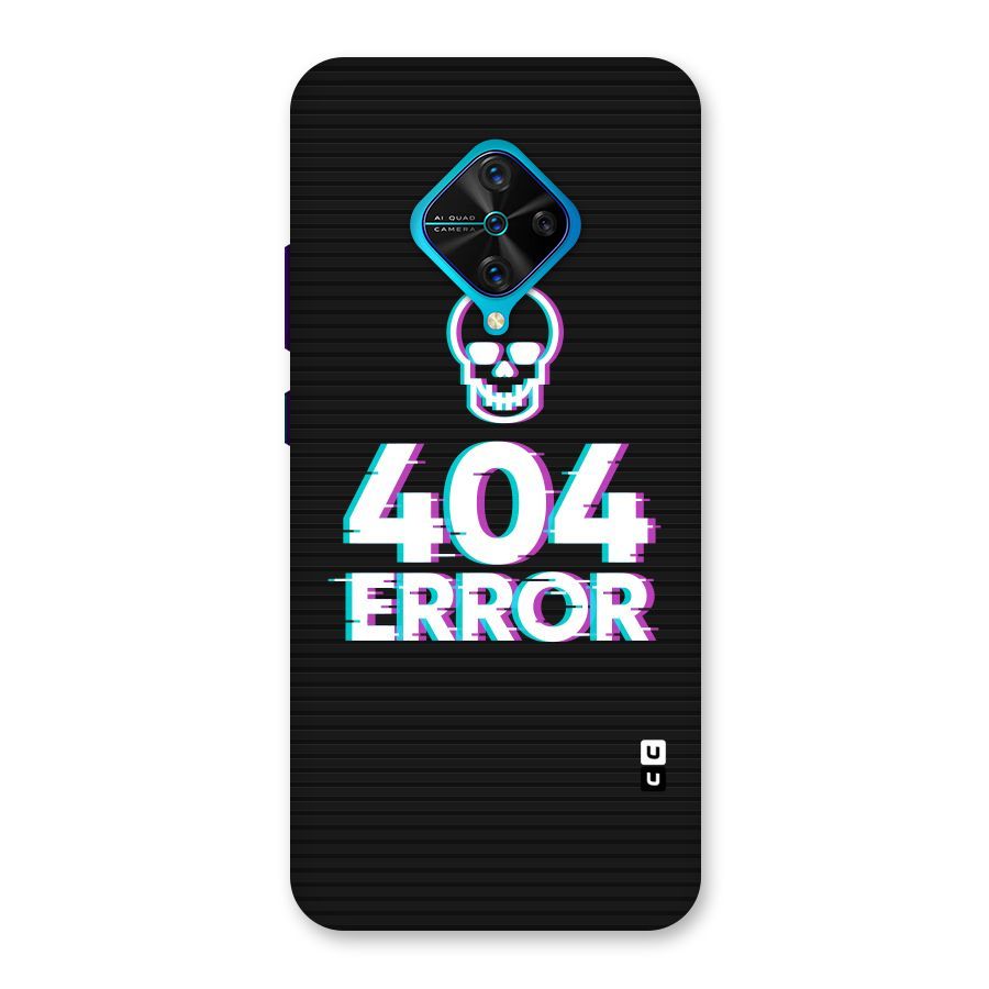 Error 404 Skull Back Case for Vivo S1 Pro