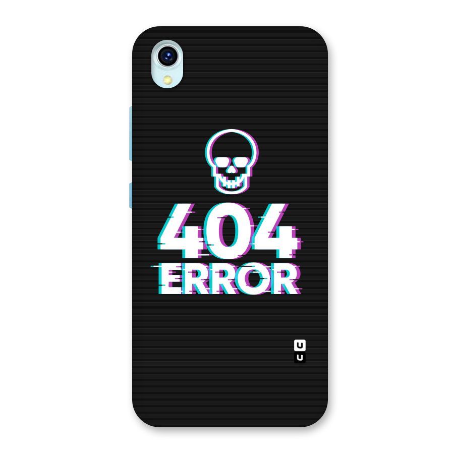 Error 404 Skull Back Case for Vivo Y1s