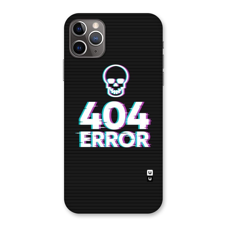 Error 404 Skull Back Case for iPhone 11 Pro Max