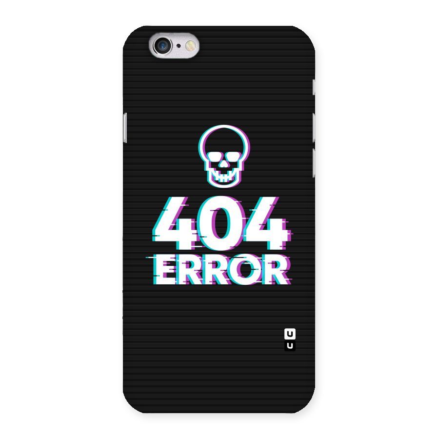 Error 404 Skull Back Case for iPhone 6 6S