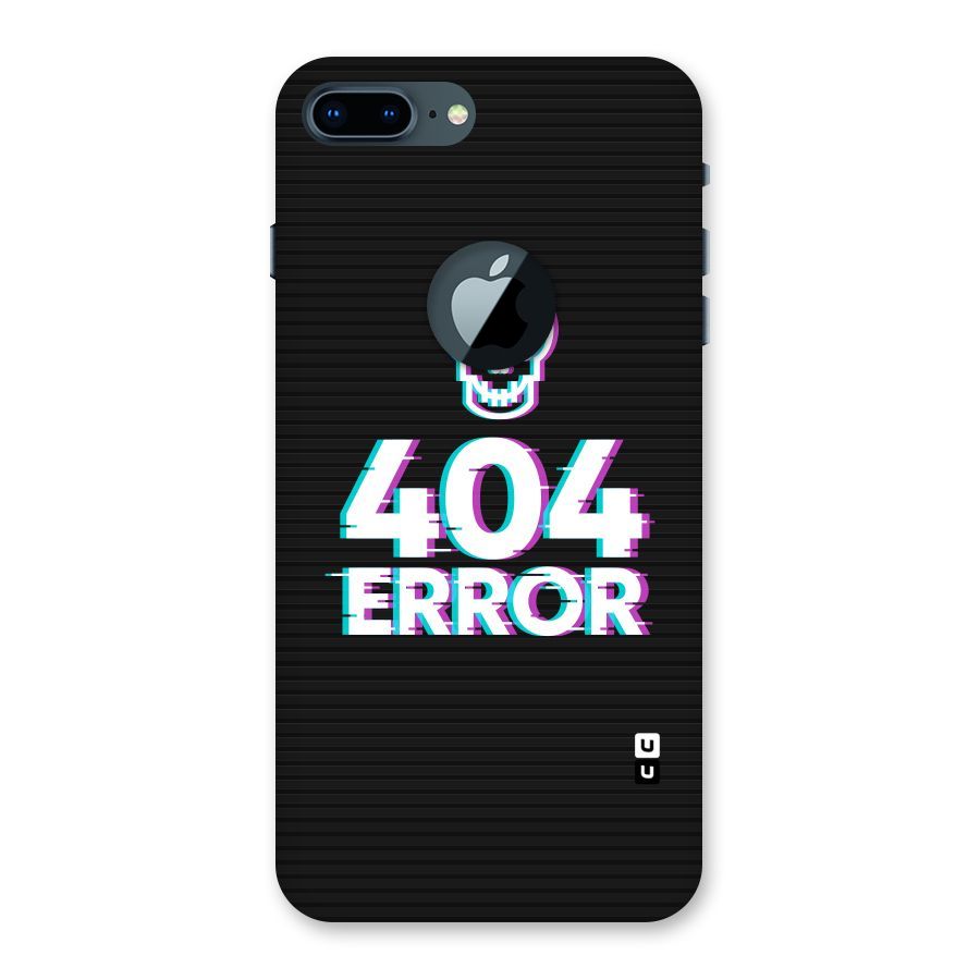 Error 404 Skull Back Case for iPhone 7 Plus Logo Cut
