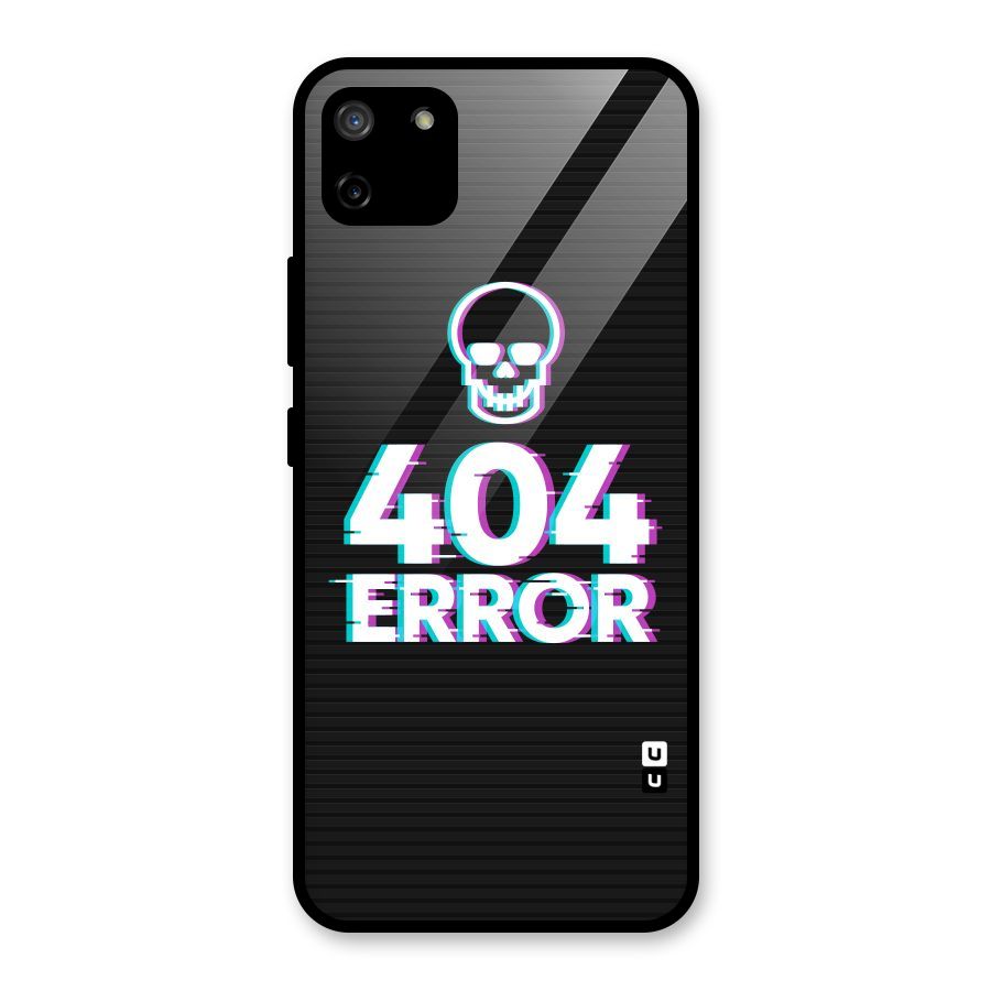 Error 404 Skull Glass Back Case for Realme C11