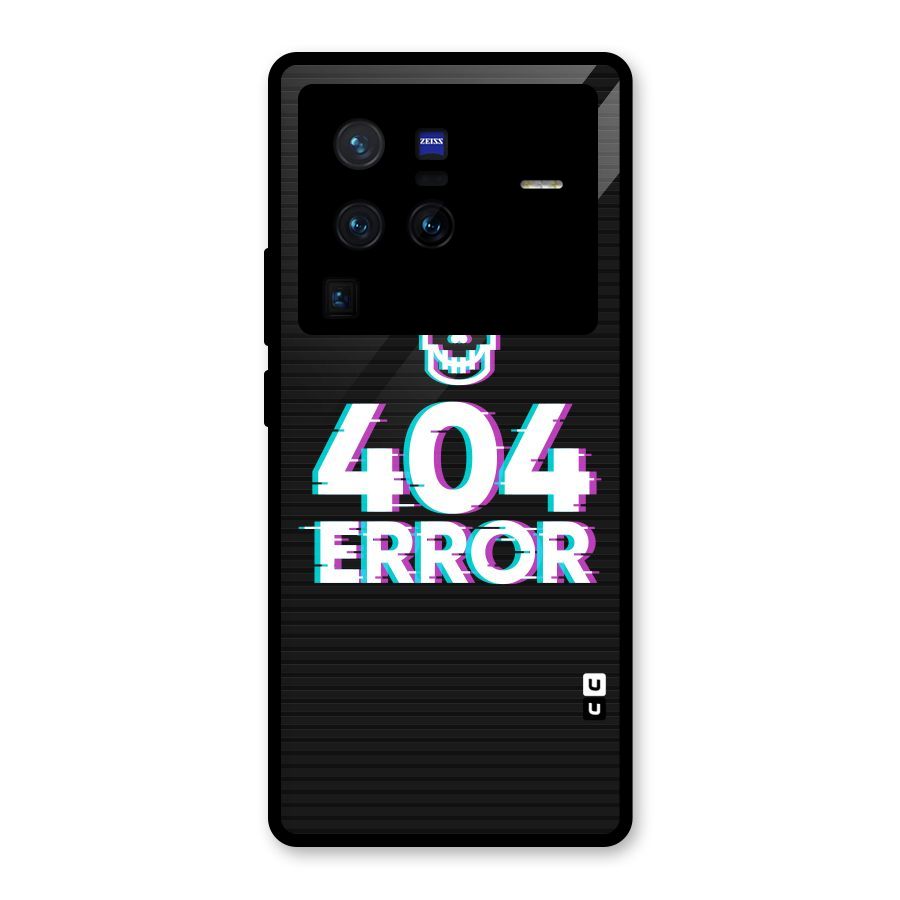 Error 404 Skull Glass Back Case for Vivo X80 Pro
