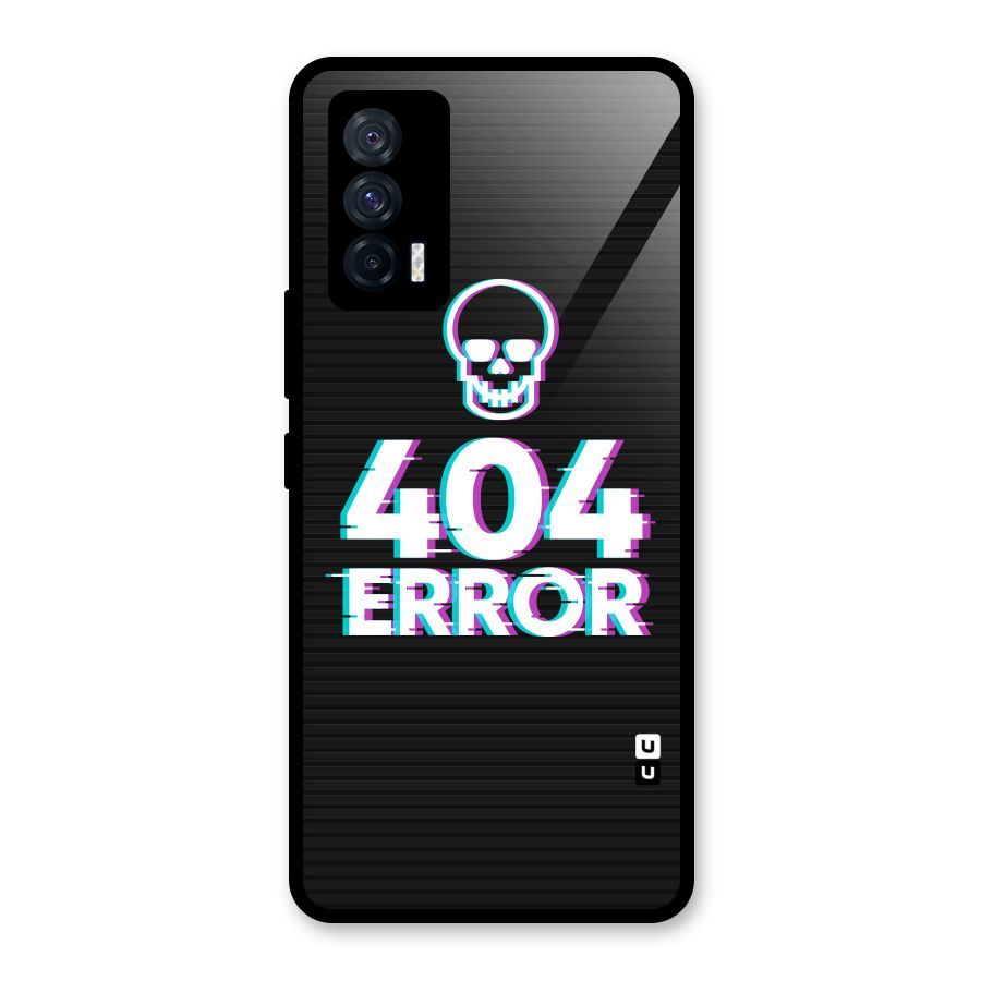 Error 404 Skull Glass Back Case for Vivo iQOO 7 5G