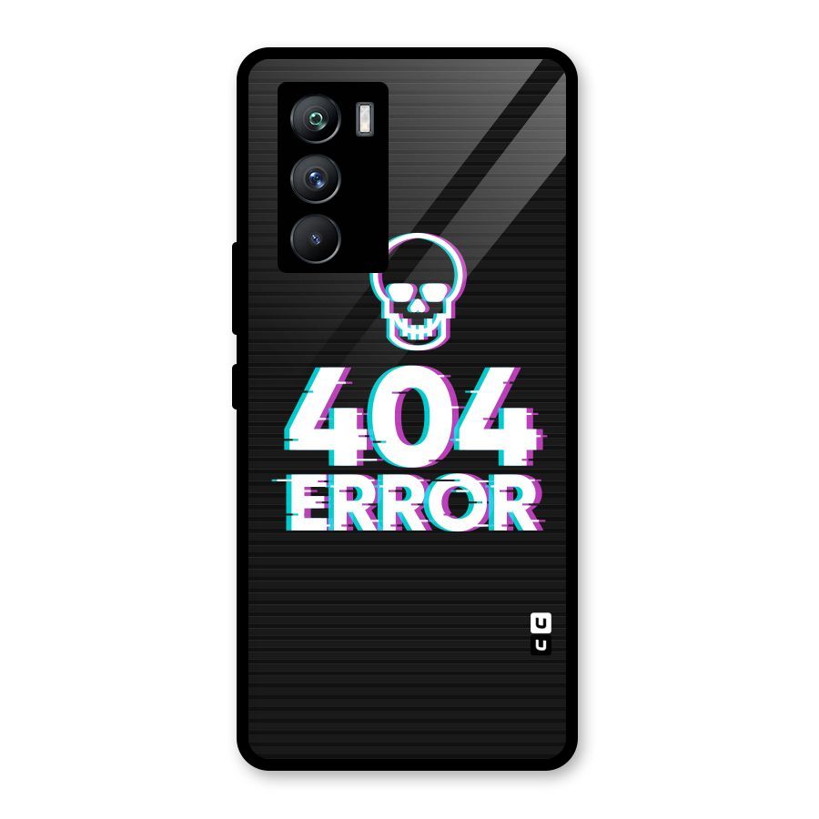 Error 404 Skull Glass Back Case for Vivo iQOO 9 SE