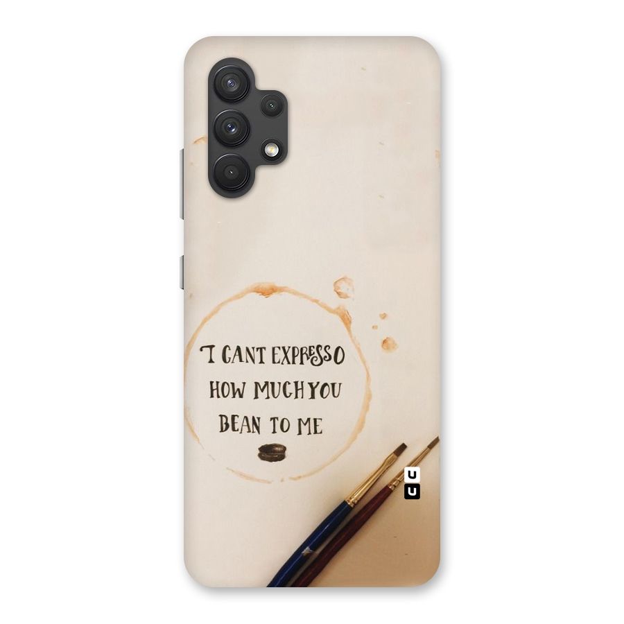 Espresso Bean Back Case for Galaxy A32