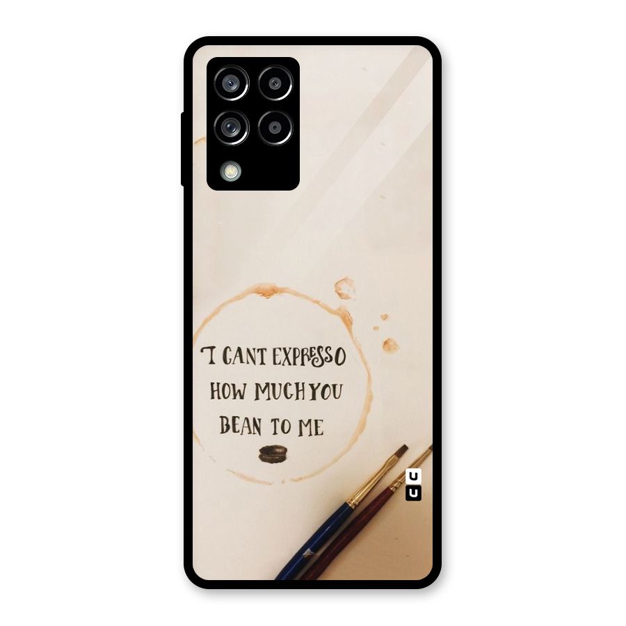Espresso Bean Glass Back Case for Galaxy M53 5G