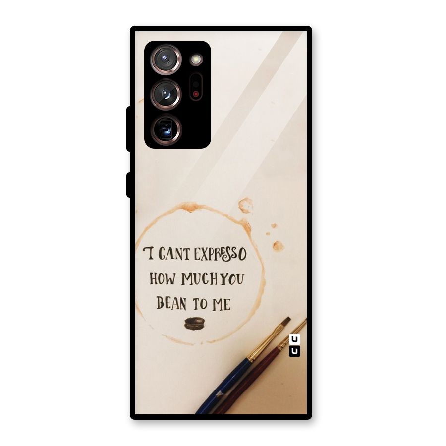 Espresso Bean Glass Back Case for Galaxy Note 20 Ultra 5G