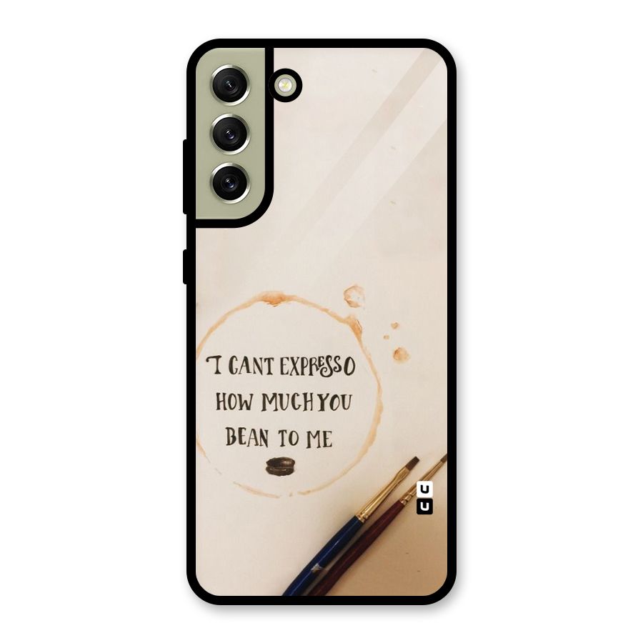 Espresso Bean Glass Back Case for Galaxy S21 FE 5G