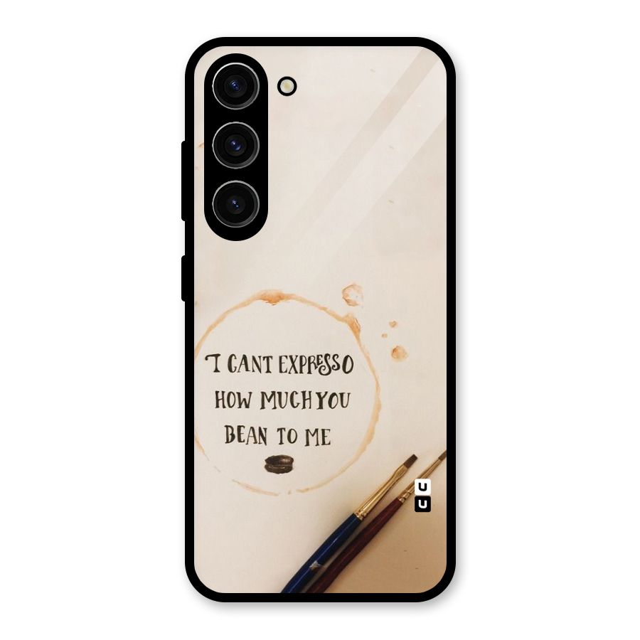 Espresso Bean Glass Back Case for Galaxy S23