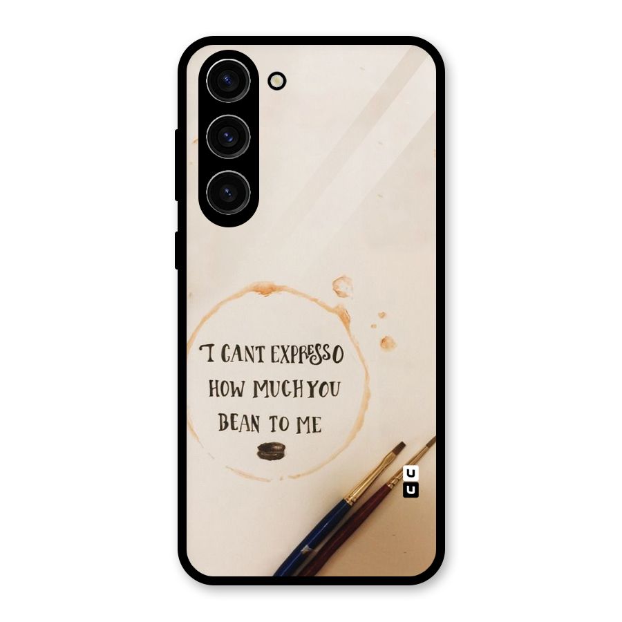 Espresso Bean Glass Back Case for Galaxy S23 Plus