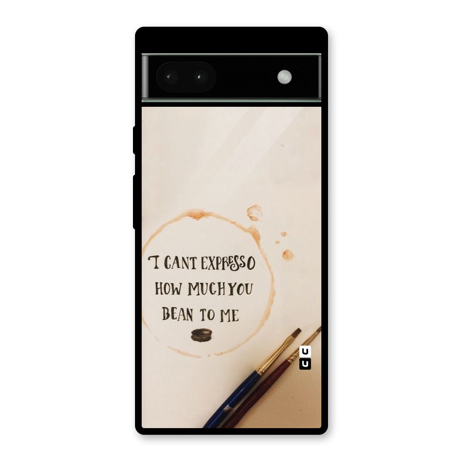 Espresso Bean Glass Back Case for Google Pixel 6a