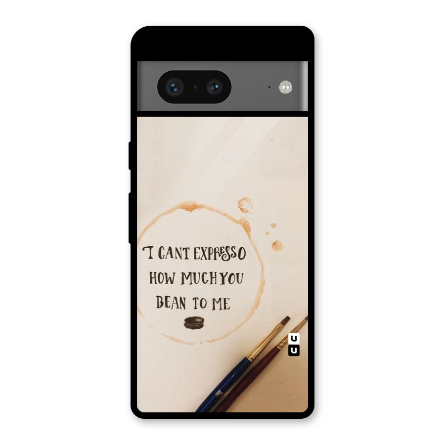 Espresso Bean Glass Back Case for Google Pixel 7