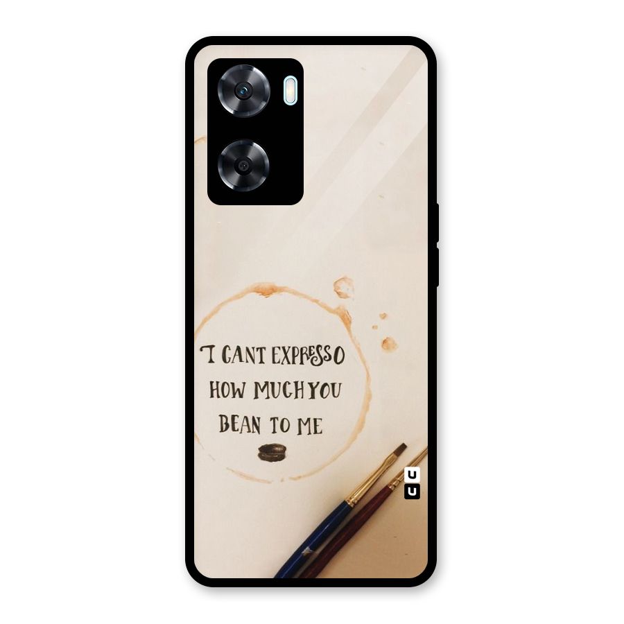 Espresso Bean Glass Back Case for Oppo A77