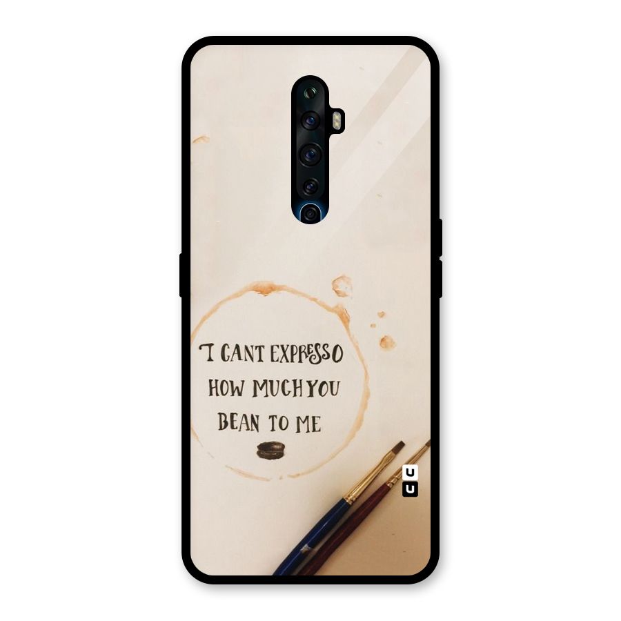 Espresso Bean Glass Back Case for Oppo Reno2 F