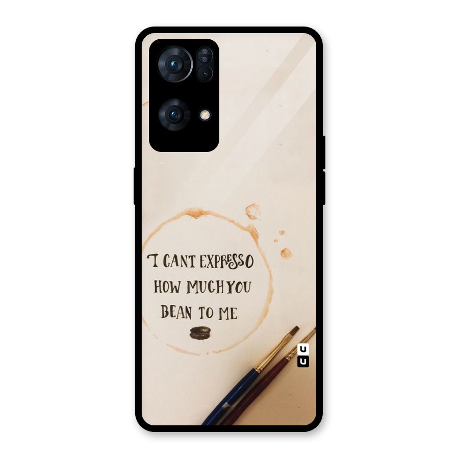 Espresso Bean Glass Back Case for Oppo Reno7 Pro 5G