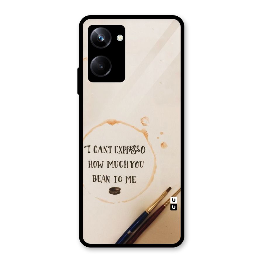 Espresso Bean Glass Back Case for Realme 10 Pro