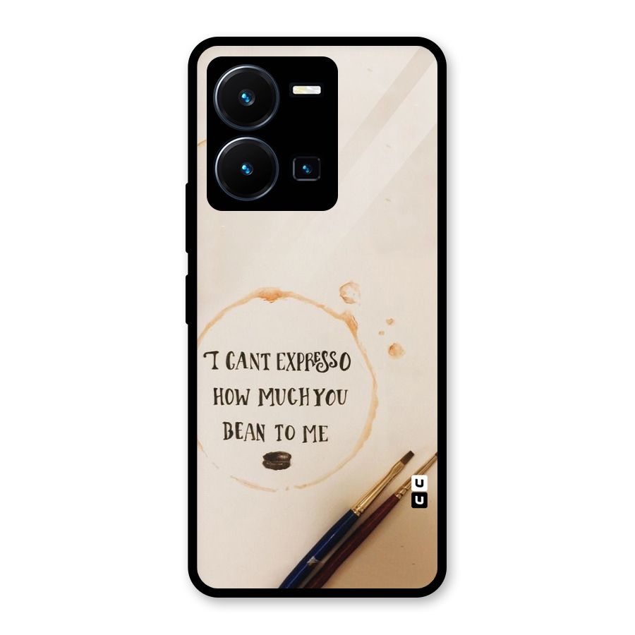 Espresso Bean Glass Back Case for Vivo Y35