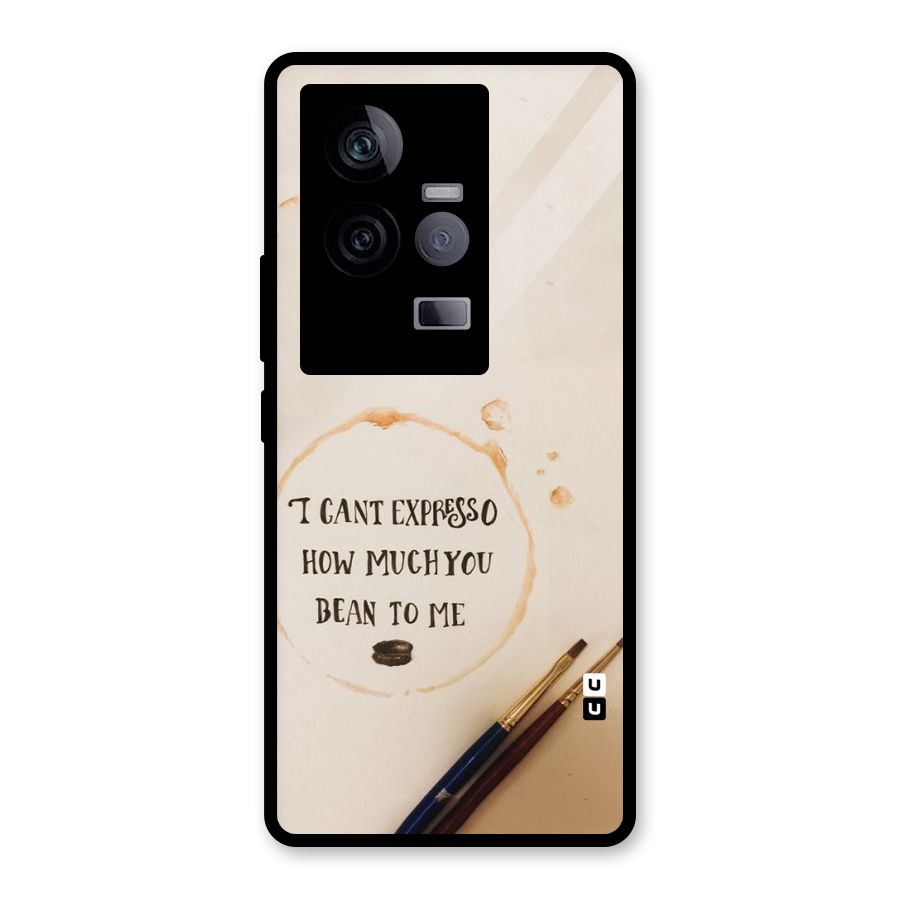 Espresso Bean Glass Back Case for Vivo iQOO 11 5G