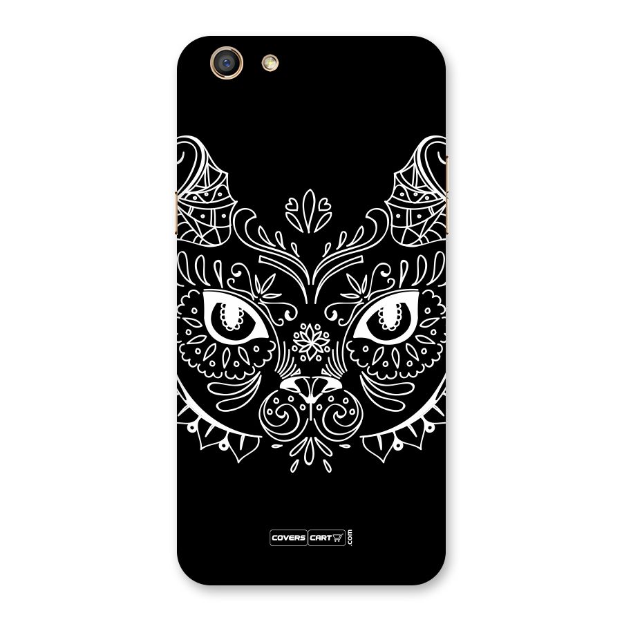 Ethnic Cat Design Back Case for Oppo F3