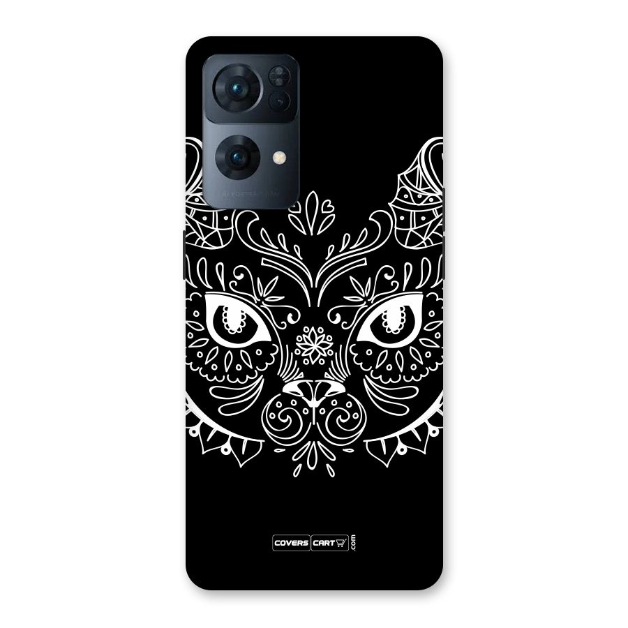 Ethnic Cat Design Back Case for Oppo Reno7 Pro 5G
