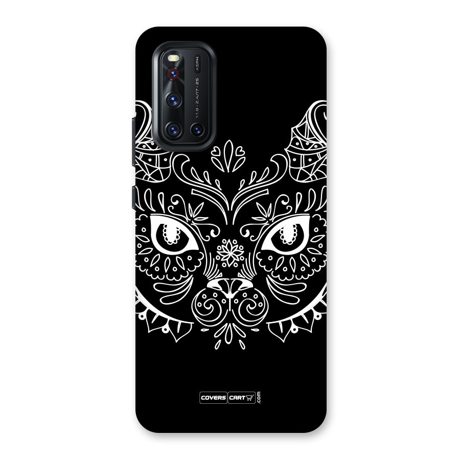 Ethnic Cat Design Back Case for Vivo V19