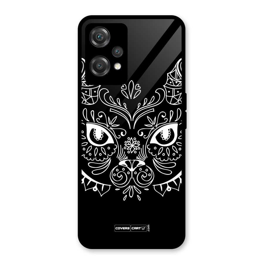 Ethnic Cat Design Glass Back Case for OnePlus Nord CE 2 Lite 5G