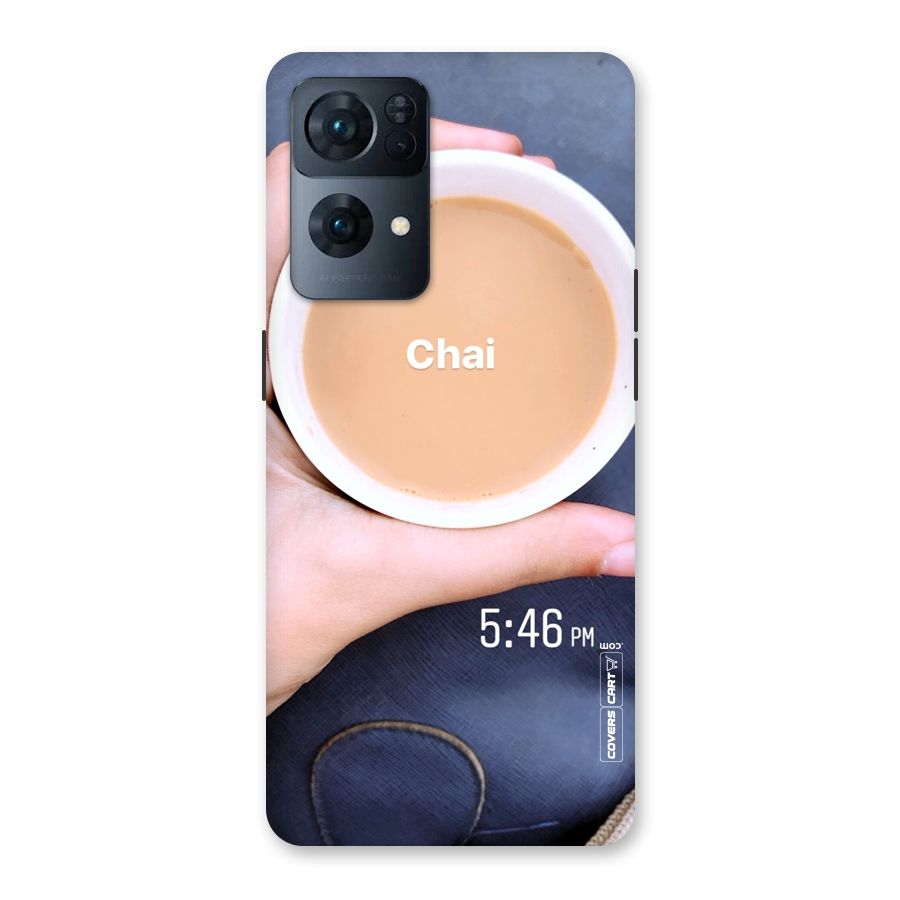 Evening Tea Back Case for Oppo Reno7 Pro 5G