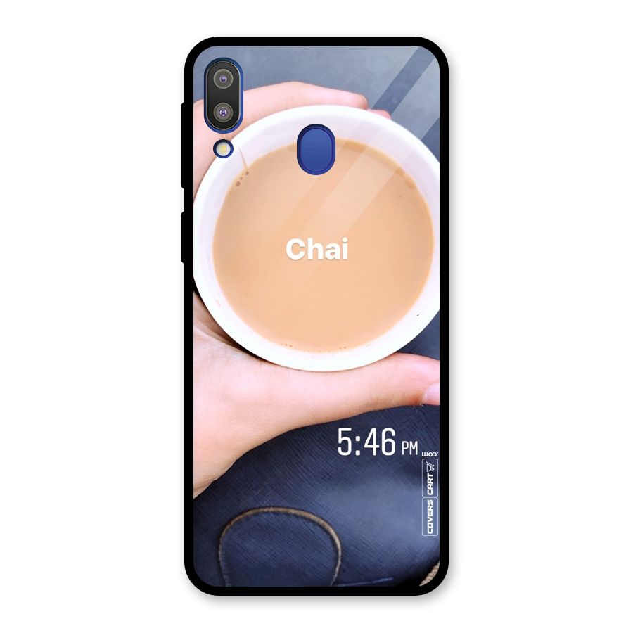 Evening Tea Glass Back Case for Galaxy M20