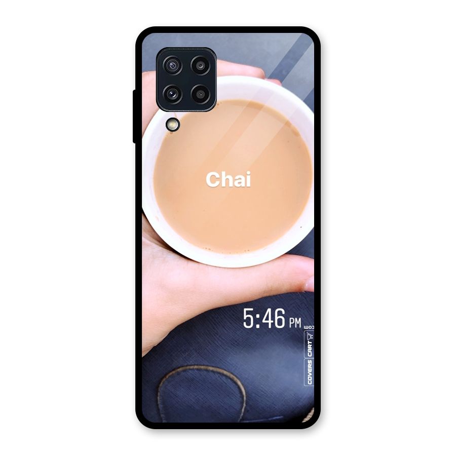 Evening Tea Glass Back Case for Galaxy M32