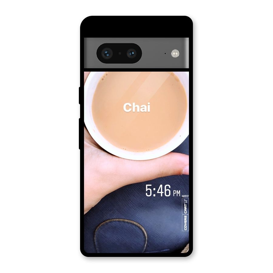 Evening Tea Glass Back Case for Google Pixel 7