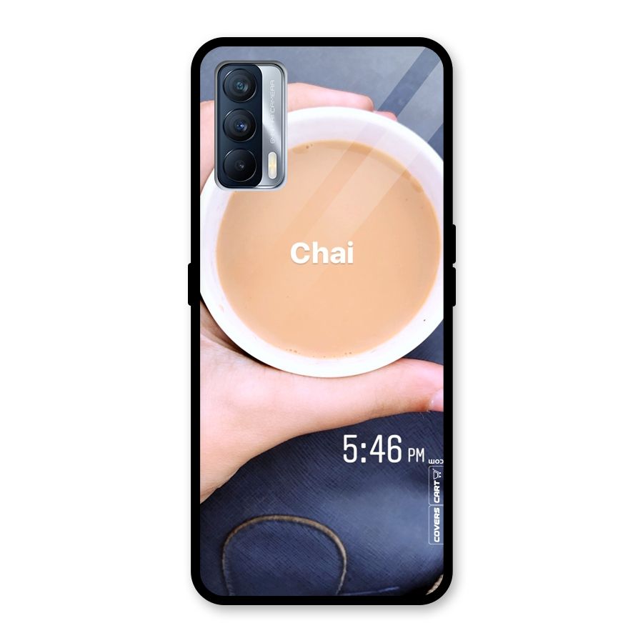 Evening Tea Glass Back Case for Realme X7