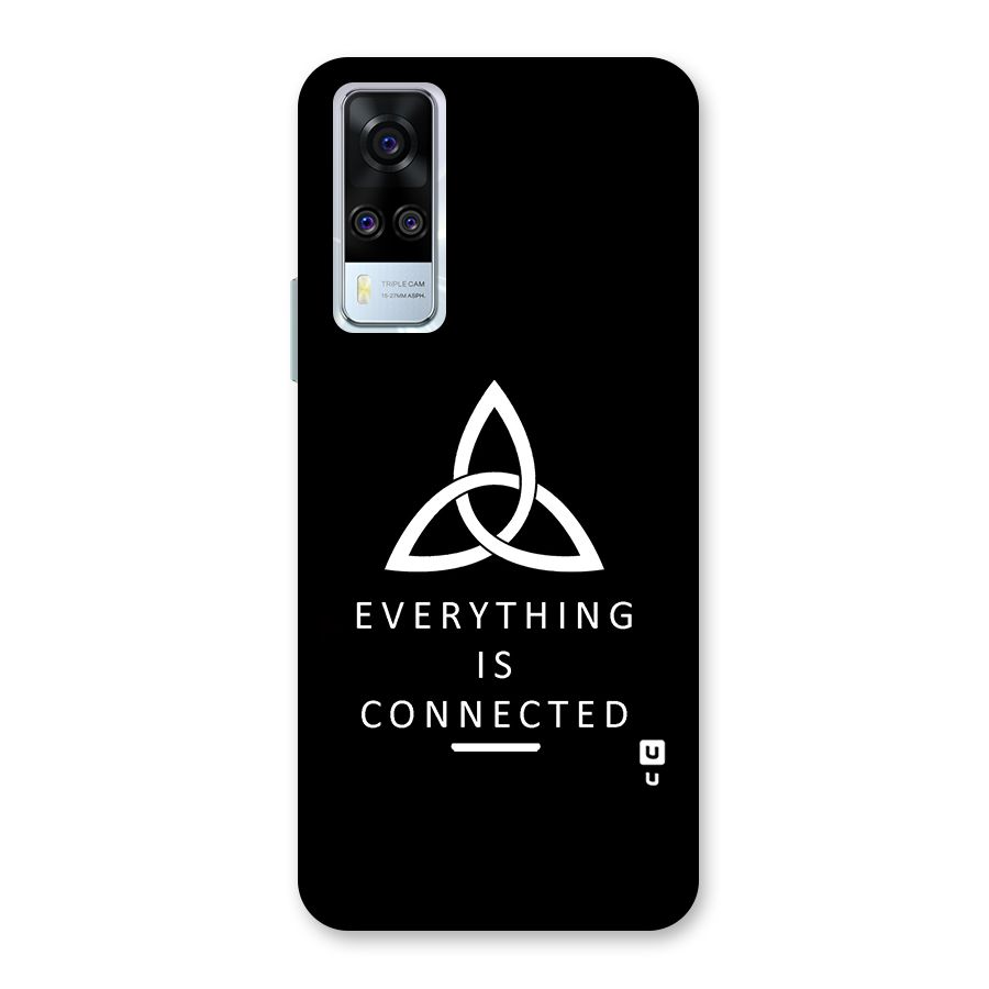 Everything is Connected Typography Back Case for Vivo Y31