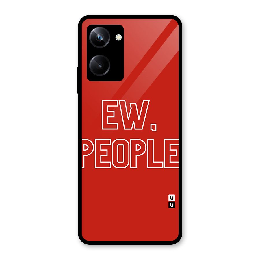 Ew People Glass Back Case for Realme 10 Pro
