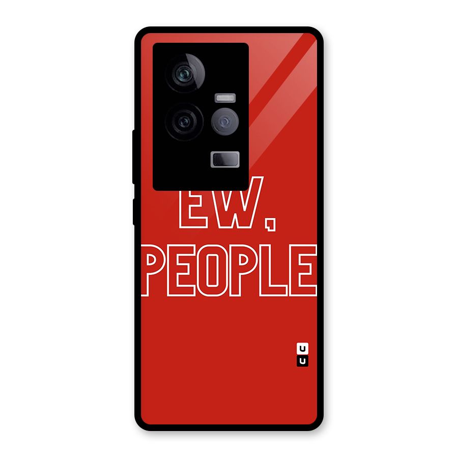 Ew People Glass Back Case for Vivo iQOO 11 5G