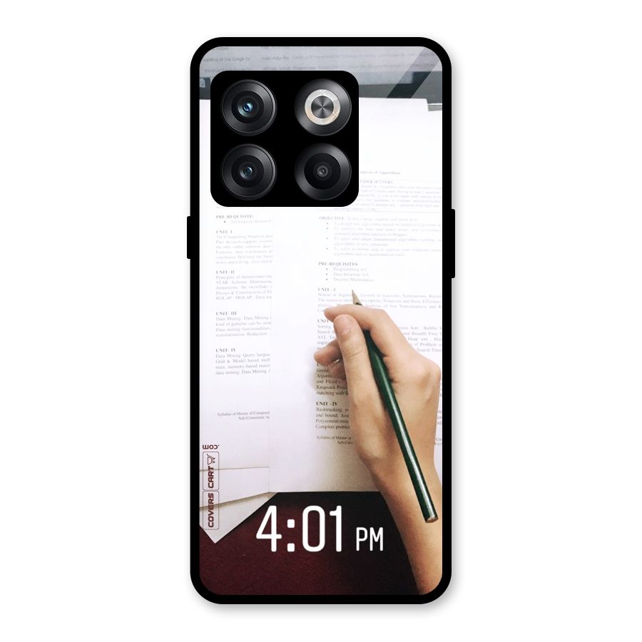Exam Time Blues Glass Back Case for OnePlus 10T