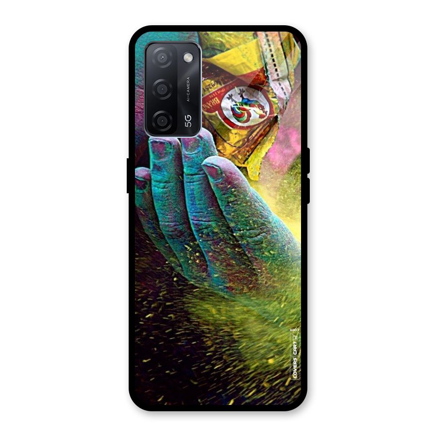 Exotic Colours Glass Back Case for Oppo A53s 5G