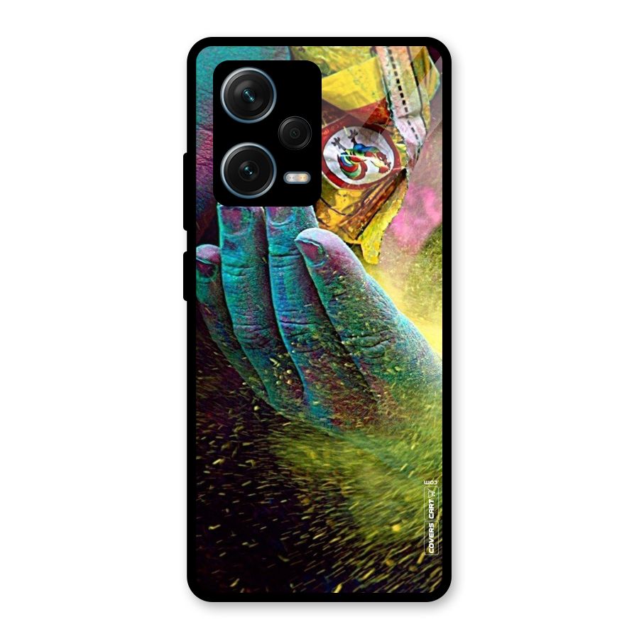 Exotic Colours Glass Back Case for Redmi Note 12 Pro Plus 5G