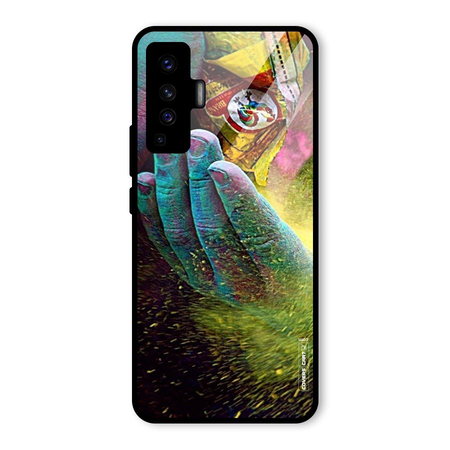 Exotic Colours Glass Back Case for Vivo X50