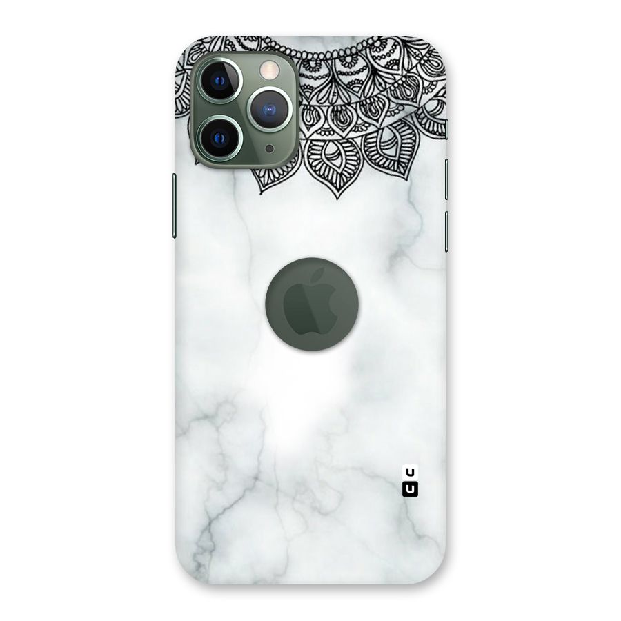 Exotic Marble Pattern Back Case for iPhone 11 Pro Logo  Cut