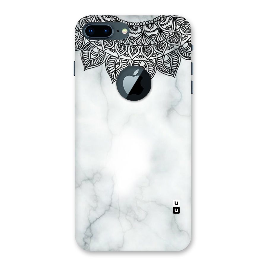 Exotic Marble Pattern Back Case for iPhone 7 Plus Logo Cut