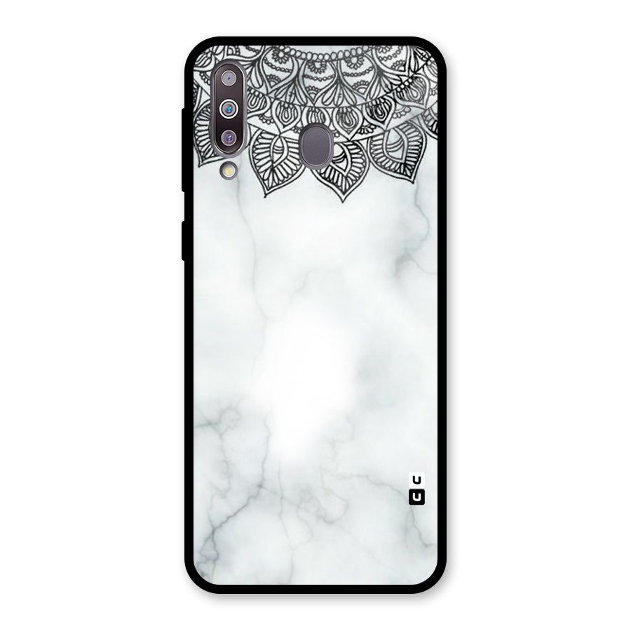 Exotic Marble Pattern Glass Back Case for Galaxy M30
