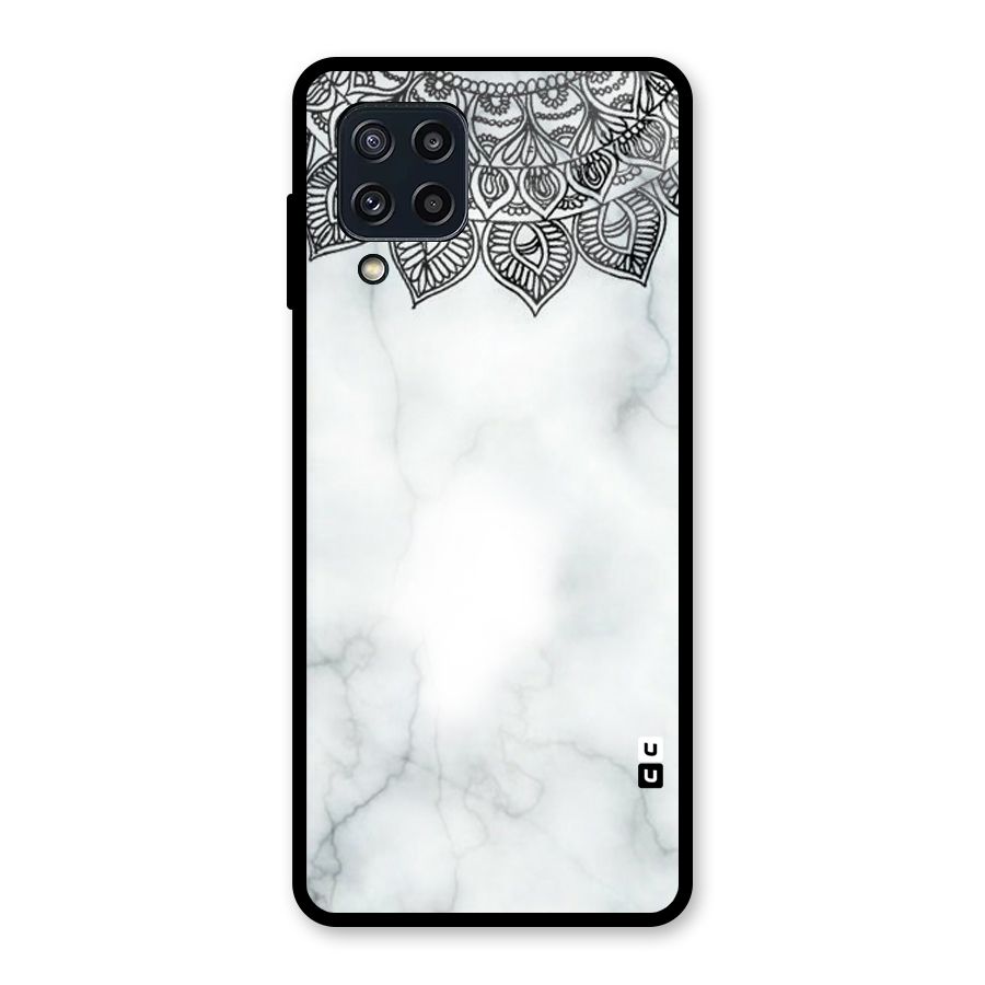 Exotic Marble Pattern Glass Back Case for Galaxy M32
