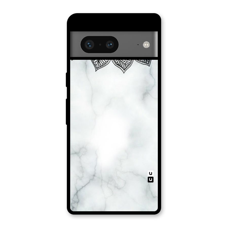 Exotic Marble Pattern Glass Back Case for Google Pixel 7