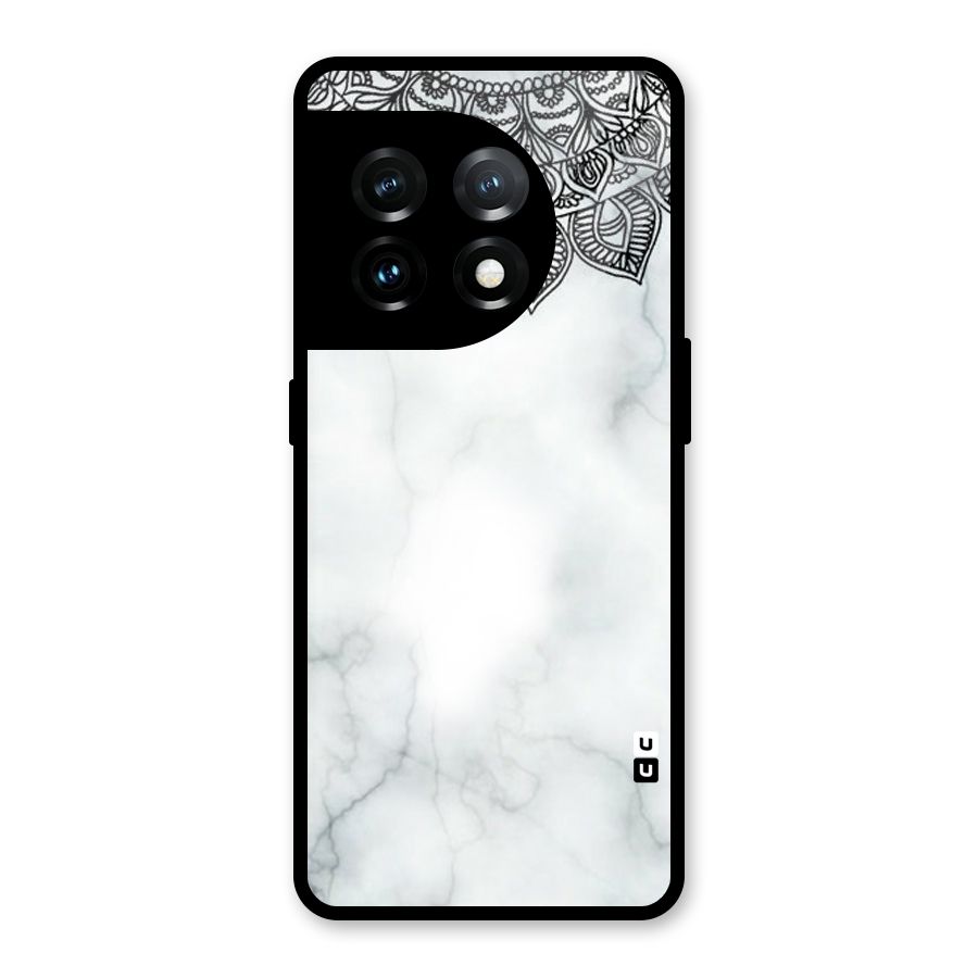 Exotic Marble Pattern Glass Back Case for OnePlus 11