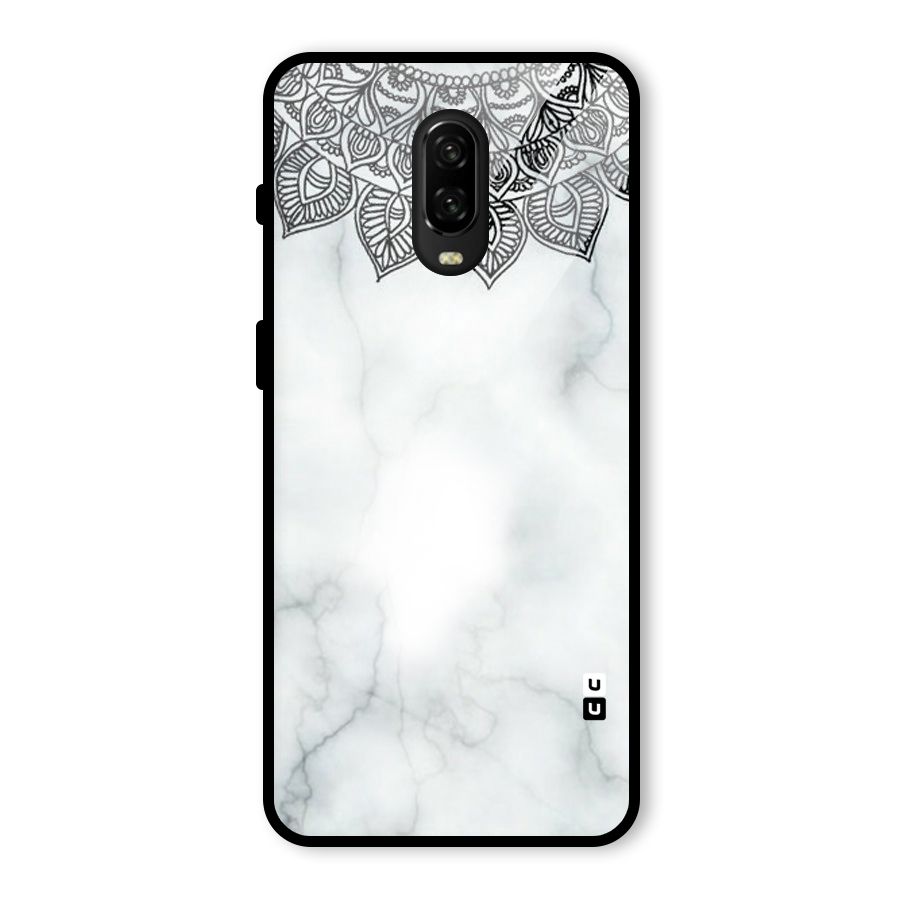 Exotic Marble Pattern Glass Back Case for OnePlus 6T