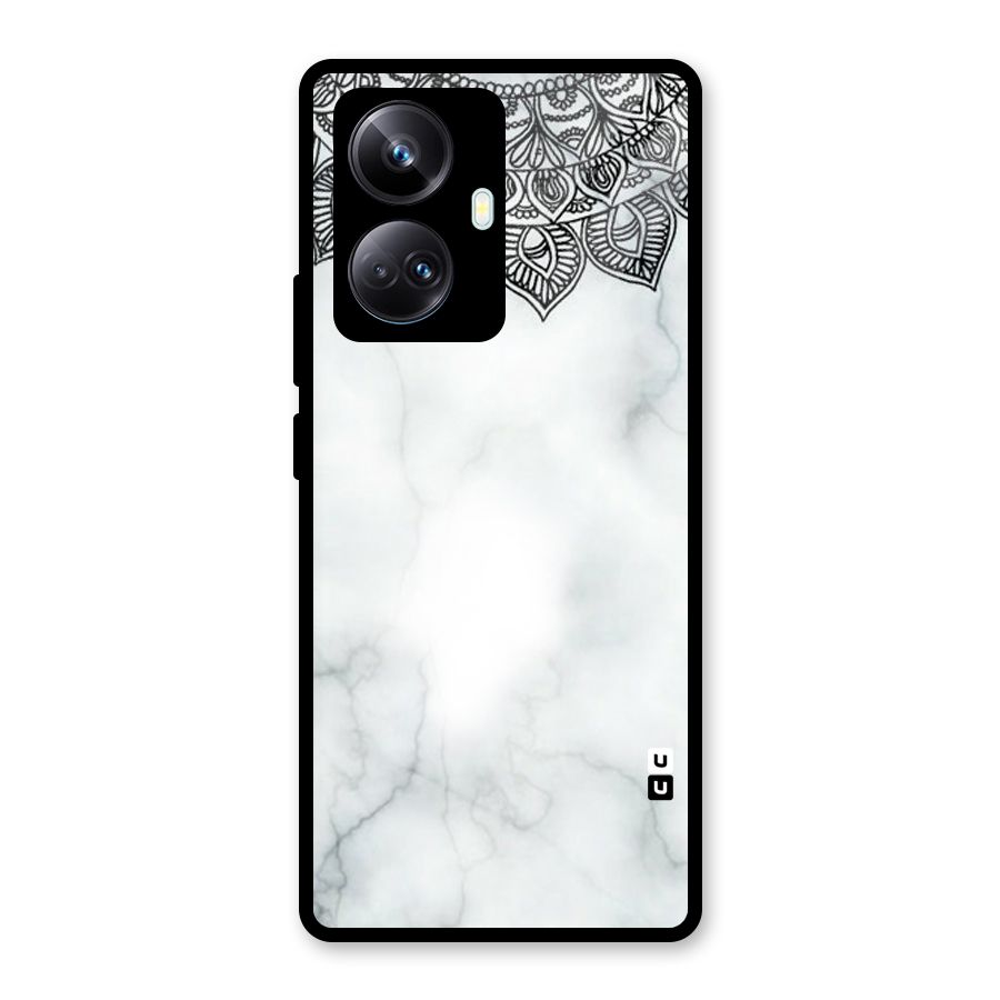 Exotic Marble Pattern Glass Back Case for Realme 10 Pro Plus